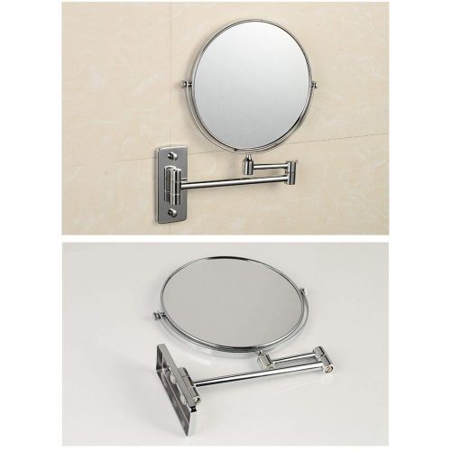  MOCOFO 8 10 Wall Mount Makeup Mirror 3x Magnifying Two-Sided 360°Swivel Extendable Bathroom...
