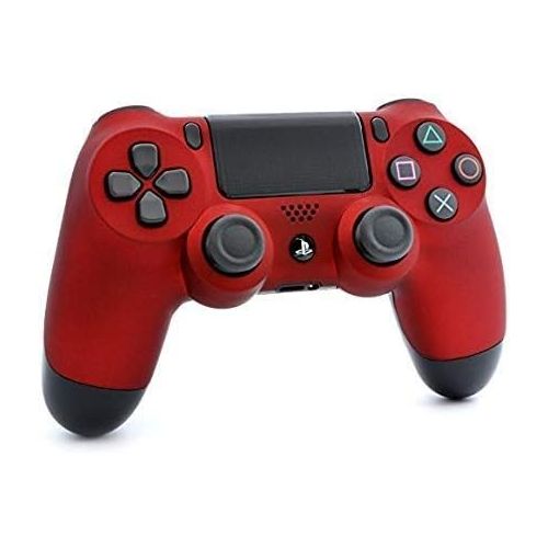  ModdedZone Soft Touch Shadow Red Ps4 Rapid Fire Custom Modded Controller 40 Mods for All Major Shooter Games Auto Aim, Quick Scope, Sniper Breath, Burst Fire & More