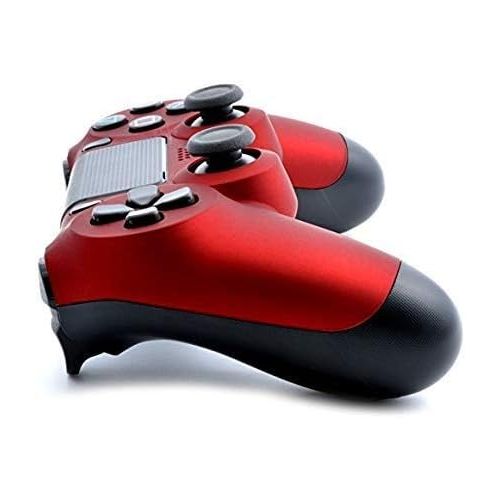  ModdedZone Soft Touch Shadow Red Ps4 Rapid Fire Custom Modded Controller 40 Mods for All Major Shooter Games Auto Aim, Quick Scope, Sniper Breath, Burst Fire & More