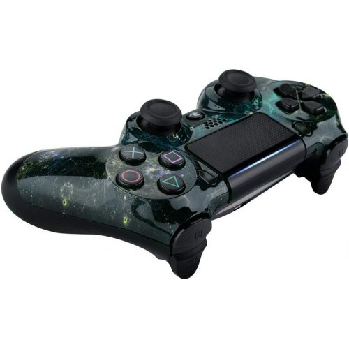  ModdedZone Blue Fire Ps4 PRO Rapid Fire Custom Modded Controller 40 Mods for FPS Games Fortnite & More