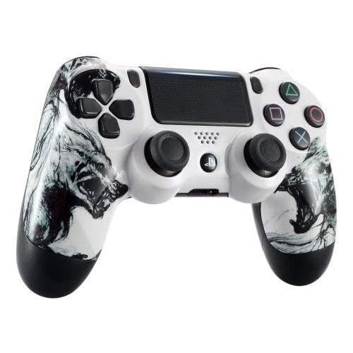  ModdedZone ALL-SEEING EYE PS4 PRO Rapid Fire Custom Modded Controller 40 Mods for All Major Shooter Games, Quick Scope Sniper Breath & More (CUH-ZCT2U)