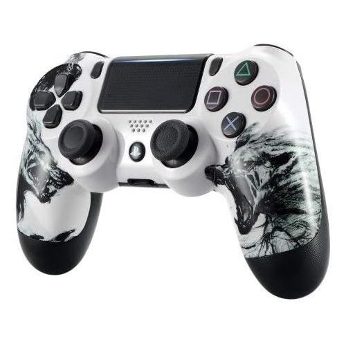  ModdedZone ALL-SEEING EYE PS4 PRO Rapid Fire Custom Modded Controller 40 Mods for All Major Shooter Games, Quick Scope Sniper Breath & More (CUH-ZCT2U)