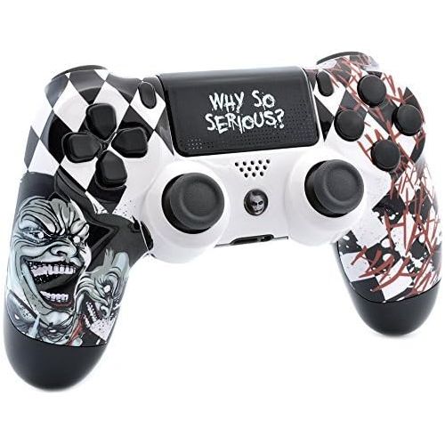  ModdedZone ALL-SEEING EYE PS4 PRO Rapid Fire Custom Modded Controller 40 Mods for All Major Shooter Games, Quick Scope Sniper Breath & More (CUH-ZCT2U)