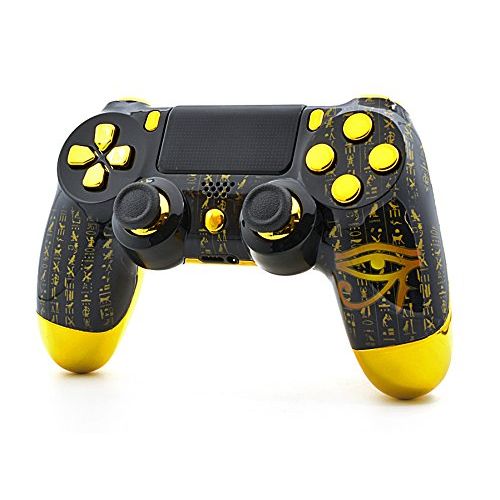  ModdedZone ALL-SEEING EYE PS4 PRO Rapid Fire Custom Modded Controller 40 Mods for All Major Shooter Games, Quick Scope Sniper Breath & More (CUH-ZCT2U)