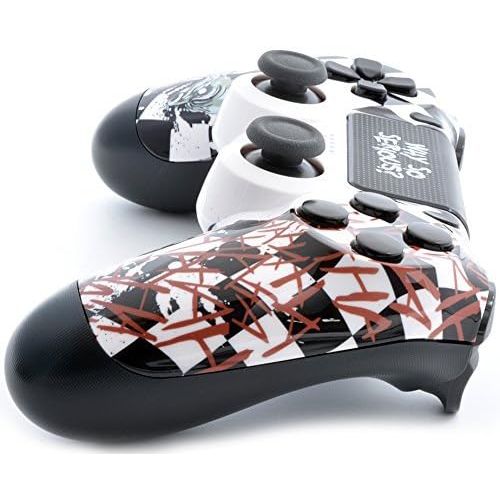  ModdedZone ALL-SEEING EYE PS4 PRO Rapid Fire Custom Modded Controller 40 Mods for All Major Shooter Games, Quick Scope Sniper Breath & More (CUH-ZCT2U)