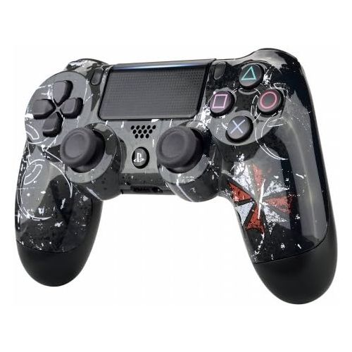  ModdedZone ALL-SEEING EYE PS4 PRO Rapid Fire Custom Modded Controller 40 Mods for All Major Shooter Games, Quick Scope Sniper Breath & More (CUH-ZCT2U)