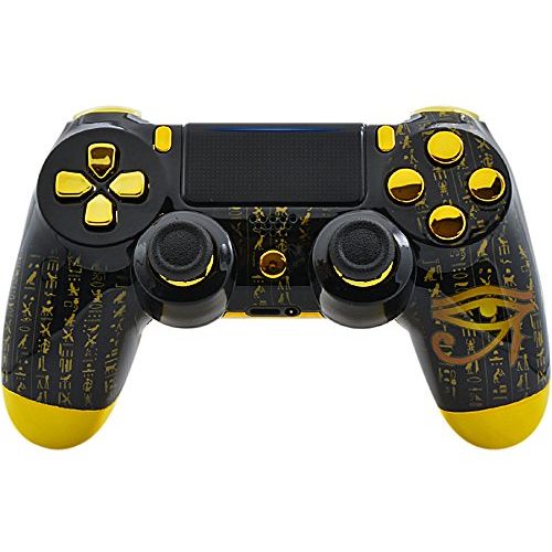  ModdedZone ALL-SEEING EYE PS4 PRO Rapid Fire Custom Modded Controller 40 Mods for All Major Shooter Games, Quick Scope Sniper Breath & More (CUH-ZCT2U)