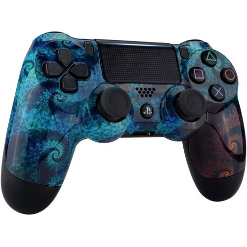  ModdedZone ALL-SEEING EYE PS4 PRO Rapid Fire Custom Modded Controller 40 Mods for All Major Shooter Games, Quick Scope Sniper Breath & More (CUH-ZCT2U)