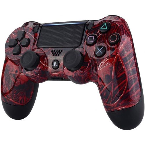  ModdedZone ALL-SEEING EYE PS4 PRO Rapid Fire Custom Modded Controller 40 Mods for All Major Shooter Games, Quick Scope Sniper Breath & More (CUH-ZCT2U)