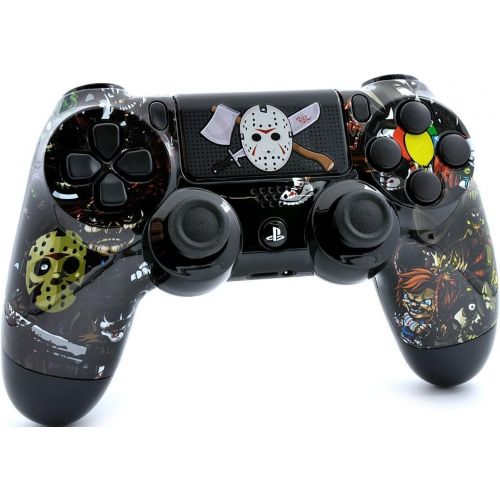  ModdedZone ALL-SEEING EYE PS4 PRO Rapid Fire Custom Modded Controller 40 Mods for All Major Shooter Games, Quick Scope Sniper Breath & More (CUH-ZCT2U)