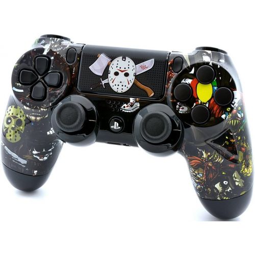  ModdedZone ALL-SEEING EYE PS4 PRO Rapid Fire Custom Modded Controller 40 Mods for All Major Shooter Games, Quick Scope Sniper Breath & More (CUH-ZCT2U)