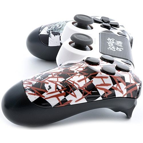  ModdedZone MASK PS4 PRO Rapid Fire Custom Modded Controller 40 Mods for All Major Shooter Games, Fortnite & More, custom LED (CUH-ZCT2U)