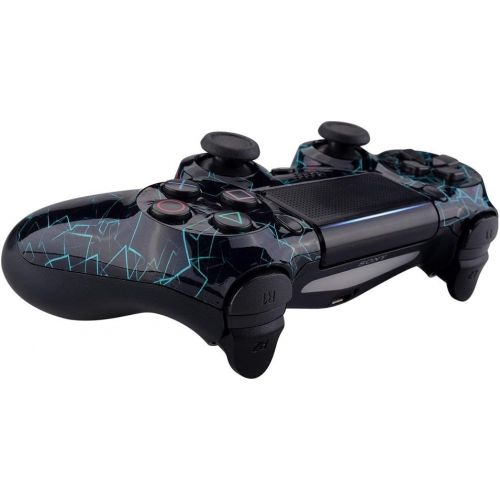  ModdedZone MASK PS4 PRO Rapid Fire Custom Modded Controller 40 Mods for All Major Shooter Games, Fortnite & More, custom LED (CUH-ZCT2U)