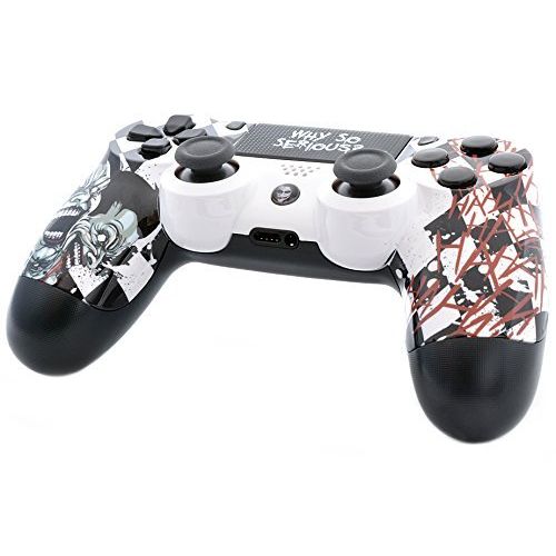  ModdedZone MASK PS4 PRO Rapid Fire Custom Modded Controller 40 Mods for All Major Shooter Games, Fortnite & More, custom LED (CUH-ZCT2U)