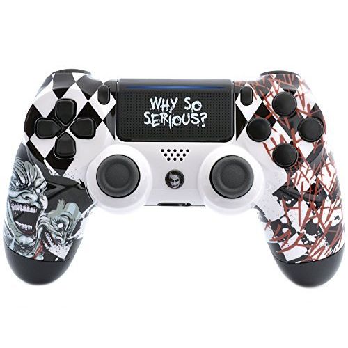  ModdedZone MASK PS4 PRO Rapid Fire Custom Modded Controller 40 Mods for All Major Shooter Games, Fortnite & More, custom LED (CUH-ZCT2U)