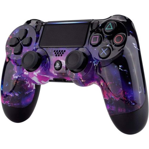  ModdedZone MASK PS4 PRO Rapid Fire Custom Modded Controller 40 Mods for All Major Shooter Games, Fortnite & More, custom LED (CUH-ZCT2U)