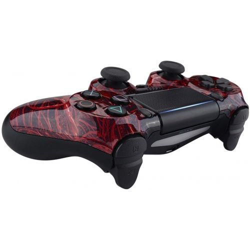  ModdedZone Scary Party Custom PS4 PRO Rapid Fire Custom Modded Controller 40 Mods for All Major Shooter Games, Fortnite & More with custom touchpad (CUH-ZCT2U)