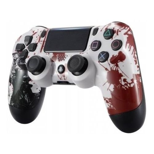  ModdedZone Scary Party Custom PS4 PRO Rapid Fire Custom Modded Controller 40 Mods for All Major Shooter Games, Fortnite & More with custom touchpad (CUH-ZCT2U)