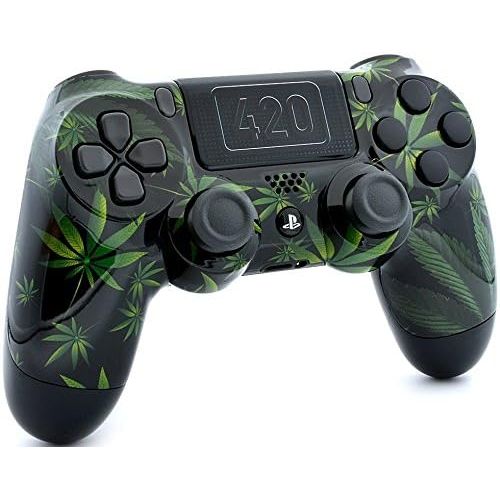  ModdedZone Scary Party Custom PS4 PRO Rapid Fire Custom Modded Controller 40 Mods for All Major Shooter Games, Fortnite & More with custom touchpad (CUH-ZCT2U)