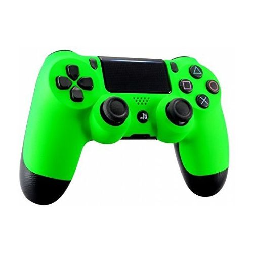  ModdedZone Soft Neon Custom PS4 PRO Rapid Fire Custom Modded Controller 40 Mods for All Major Shooter Games, Fortnite & More (CUH-ZCT2U)