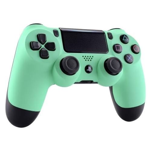  ModdedZone Soft Neon Custom PS4 PRO Rapid Fire Custom Modded Controller 40 Mods for All Major Shooter Games, Fortnite & More (CUH-ZCT2U)