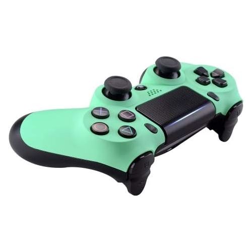  ModdedZone Soft Neon Custom PS4 PRO Rapid Fire Custom Modded Controller 40 Mods for All Major Shooter Games, Fortnite & More (CUH-ZCT2U)