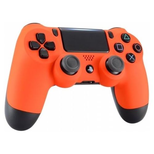  ModdedZone Soft Neon Custom PS4 PRO Rapid Fire Custom Modded Controller 40 Mods for All Major Shooter Games, Fortnite & More (CUH-ZCT2U)