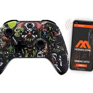 ModdedZone Scary Party Xbox One S  X Rapid Fire Custom Modded Controller 40 Mods for All Major Shooter Games WW2 (with 3.5 jack)