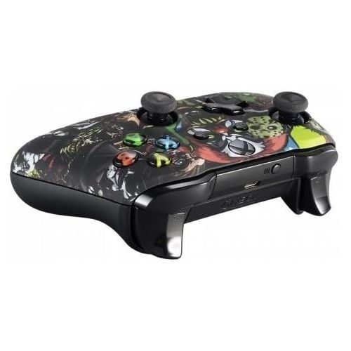  ModdedZone Scary Party Xbox One S  X Rapid Fire Custom Modded Controller 40 Mods for All Major Shooter Games WW2 (with 3.5 jack)