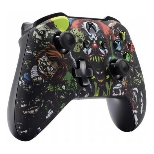  ModdedZone Scary Party Xbox One S  X Rapid Fire Custom Modded Controller 40 Mods for All Major Shooter Games WW2 (with 3.5 jack)