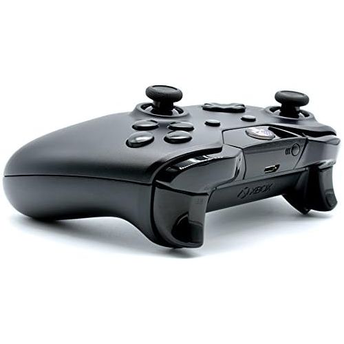  ModdedZone WhiteGold Xbox One SX Rapid Fire Custom Modded Controller 40 Mods for All Major Shooter Games WW2 (with 3.5 jack)