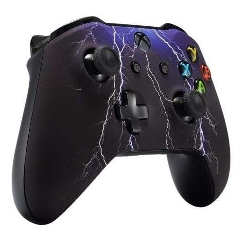  ModdedZone Violet Xbox One SX Rapid Fire Custom Modded Controller 40 Mods for All Major Shooter Games WW2 Fortnite (with 3.5 jack)