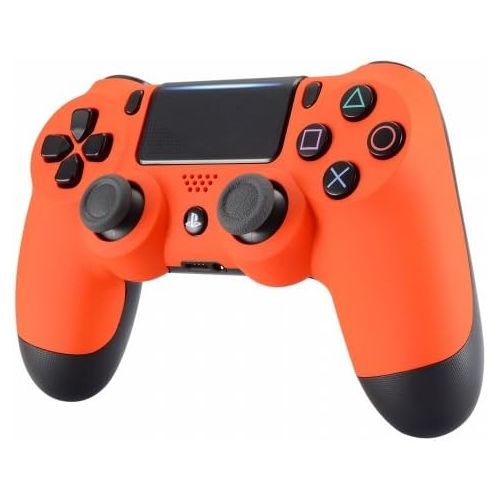  By      ModdedZone Soft Touch Orange Ps4 PRO Rapid Fire Custom Modded Controller 40 Mods for All Major Shooter Games, Auto Aim, Quick Scope, Auto Run, Sniper Breath, Jump Shot, Active Reload & More (