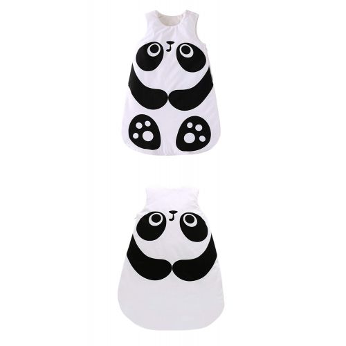  MODEOK Panda Envelope Baby Sleeping Bag Sleeveless Baby Swaddle Blanket Wrap, Thick Baby Kids Toddler Knit...