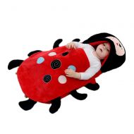 MODEOK Ladybug Envelope Baby Sleeping Bag Sleeveless Newborn Winter Warm Swaddle- Newborn Infant Baby...