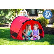 MODFAMILY PRODUCTS THAT SIMPLIFY LIFE Little Nook Childrens Pop Up Play Tent for Fun Indoor and Outdoor Play (Red)