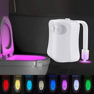 Toilet Lights,MODOAO Toilet Bowl Light with UV Sterilizer, Toilet Seat Light with Aromatherapy Fit Any Toilet or Bathroom (8 Color,1 Pack)