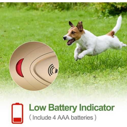  [아마존 핫딜]  [아마존핫딜]Modus Anti Barking Device, Ultrasonic Dog Bark Deterrent and 2 in 1 Dog Training Aid Control Range of 16.4 Ft w/Anti-Static Wrist Strap LED Indicate 100% Safe Walk a Dog Outdoor