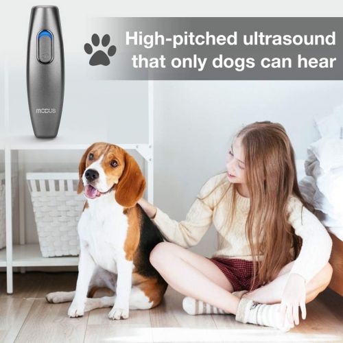  [아마존 핫딜] MODUS Bark Control Device - Ultrasonic Dog Bark Deterrent, 2 in 1 Dog Behavior Training Tool of 16.4 Ft Effective Control Range, Safe to use, with LED Indicator/Wrist Strap Outdoor