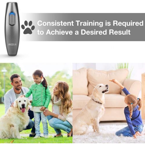  [아마존 핫딜] MODUS Bark Control Device - Ultrasonic Dog Bark Deterrent, 2 in 1 Dog Behavior Training Tool of 16.4 Ft Effective Control Range, Safe to use, with LED Indicator/Wrist Strap Outdoor