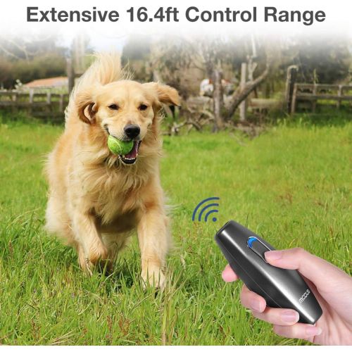  [아마존 핫딜] MODUS Bark Control Device - Ultrasonic Dog Bark Deterrent, 2 in 1 Dog Behavior Training Tool of 16.4 Ft Effective Control Range, Safe to use, with LED Indicator/Wrist Strap Outdoor