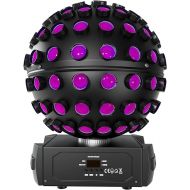 Moving Head Beam Light 18W 6 in 1 Rotating LED Sphere Stage Light Disco Light for DJ Light Shows Party Stage Effect DMX Control