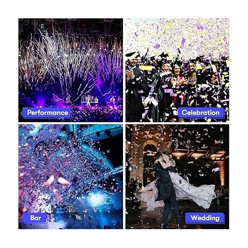  Confetti Machine with Remote Control For Wedding Stage Disco DJ Party Event 2Pc/Lot