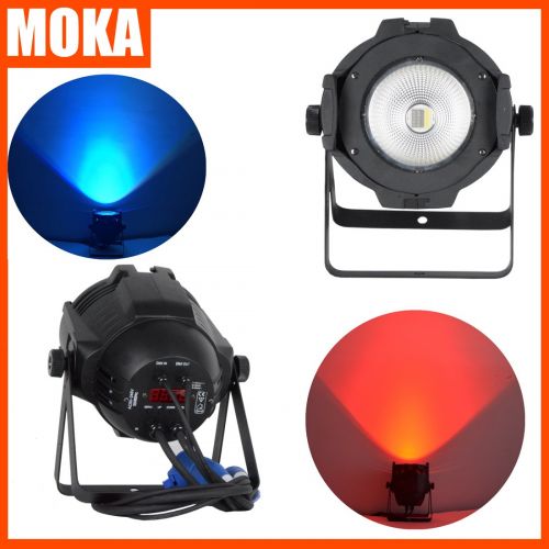  MOKA SFX 2pcs 100W COB LED Par Light DMX RGB 3 in1 LED Stage Lighting for Wedding Church Nightclub Stage Party