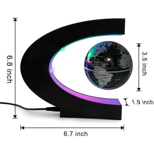  [아마존 핫딜]  [아마존핫딜]MOKOQI Magnetic Levitation Floating Globe Mysteriously Suspended in Air World Map for Desk Decoration Great Fathers Students Teacher Birthday Gift