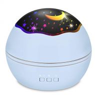 [아마존 핫딜]  [아마존핫딜]Star Projector Sky Night Lamp, MOKOQI Starry Sky/Ocean World 2-in-1 Lighting Night Lights, Rotating...