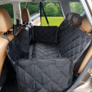 [아마존핫딜][아마존 핫딜] MOKOQI Pet Car Seat Cover with Side Flaps, Universal Waterproof Dog Back Soft Seat Covers Hammock Cat Car Bench Non-Slip Protector for Trucks SUV Car Family Travel