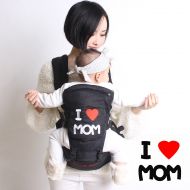 MOMSKISS Cotton Baby Carrier Backpack with Hip Seat for Infant, Child, Toddler- All Seasons 360...