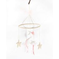 MON AMI Unicorn Mobile for Baby Crib, Nursery Decor for Boys or Girls, Unique Plush Unicorn with Stars and Clouds, Multi Color, 10