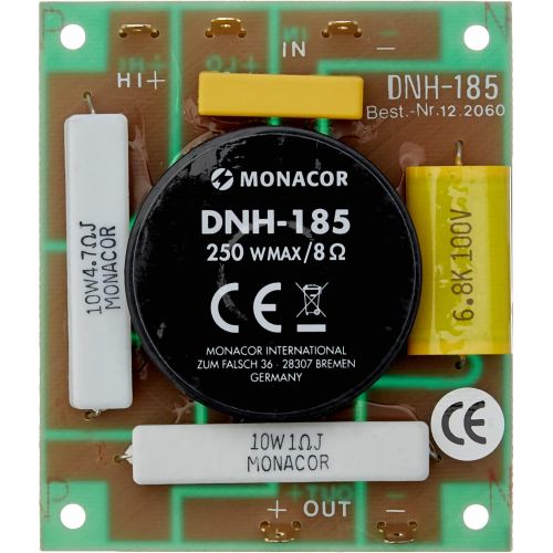  [아마존베스트]-Service-Informationen Monacor 250W/5500Hz Mono High Pass Filter for Hi-Fi and PA